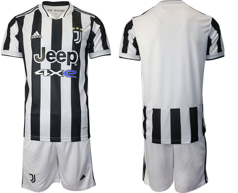Men 2021-2022 Club Juventus home white blank Adidas Soccer Jerseys->customized soccer jersey->Custom Jersey